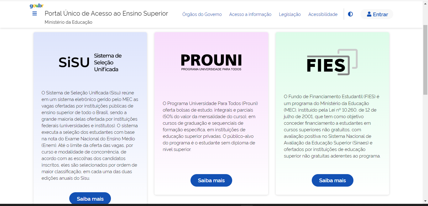 Inscrições Sisu 2023, cronograma, como se inscrever